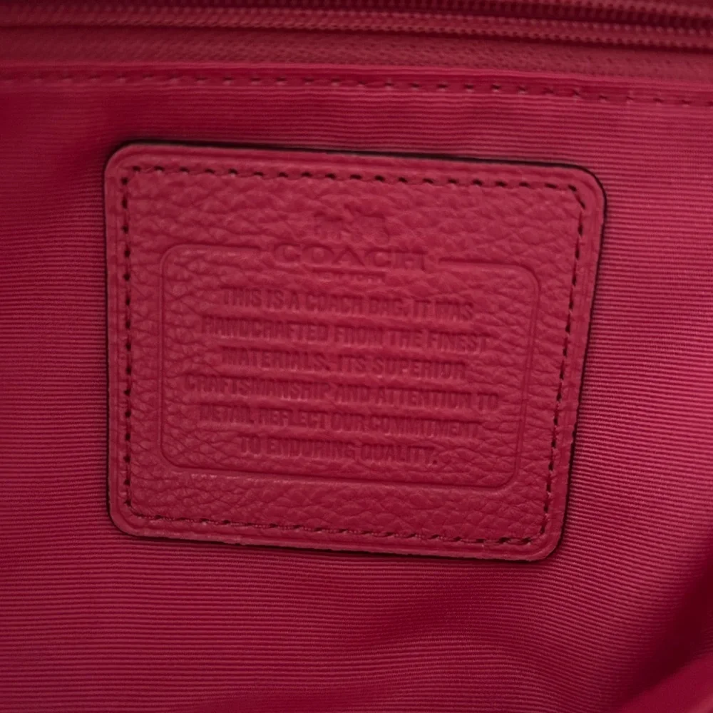 NEW COACH Authentic Kelsey Pink Pebbled Leather Bag